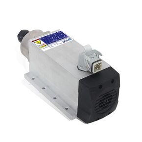 Engraving machine square air-cooled spindle 1.5KW 220/380V 5A 400Hz Speed 24000rpm Chuck ER11/20 Specification: 80 * 73mm - (Speed: 380V ER20)