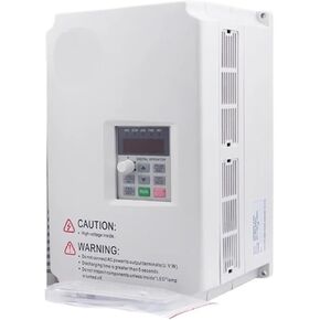 Spindle Inverter VFD-11KW 220V/380V CNC Spindle Motor Speed Control Drive Frequency Conversion 1000Hz Three-Phase Output 45A Tools(11.0kw 220V)