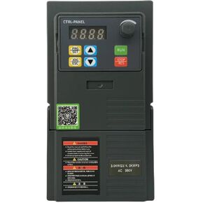 Air Cooled Spindle Motor 0.8KW 1.5KW 2.2KW 4KW Variable Frequency Drive Inverter 220V for CNC Engraving Milling Grind 1Pcs(220V-1.5KW)
