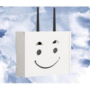 Router Storage Box WiFi Router Storage Box Large WiFi Router Storage Box Wall Mounted Wall Storage Box Wifii Router Storage Rack,B-22x20x8.5cm