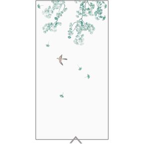 Window Clings Window Privacy Film Plant Decorative Window Film Window Stickers Privacy Glass Film Glass Anti-Ultraviolet Window Stickers Privacy Window Film(D,60 * 100 cm)