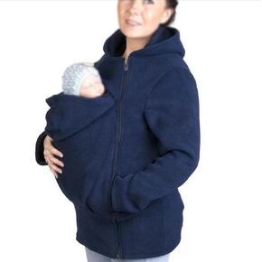 004,XXL, Three-in-One Kangaroo Hooded Women's Sweatshirt,Baby Wearing Jacket,Baby Carrier Coat,Women's Maternity 3 in 1 Hoodie Carrier Baby Holder Pullover
