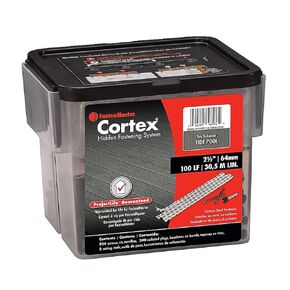 Fastenmaster Collated Cortex Hidden Plug Fasteners for Trex Decking – Tide Pool (100 ln/ft)