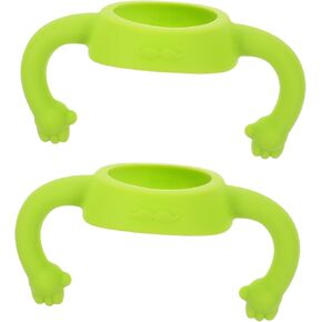 SUPVOX 2Pcs Soft Silicone Feeding Bottle Handle for Comfortable Grip Easy to Install for Design