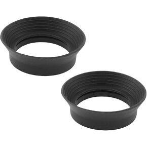 2pcs Light-Blocking Rubber Eyecups for Microscopes, Telescope Eyepieces (for 29mm - 31mm Microscopes, Telescopes)