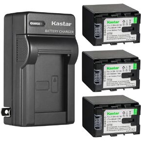 Kastar AC Wall Battery Charger Replacement for JVC GZ-MG750 GZ-MG750AU GZ-MG750AUC GZ-MG750BEK GZ-MG750BEU GZ-MG750BU GZ-MG750BUC GZ-MG750BUS GZ-MG750RU GZ-MG750RUC GZ-MG750U GZ-MG760