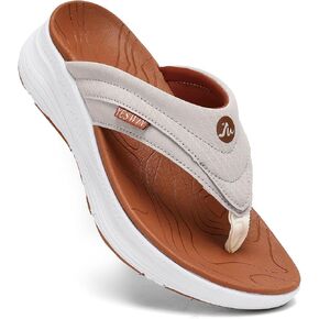 منصة تقويم العظام للسيدات تقلب مع الدعم القوس سيداتي مريح الانتعاش المشي Thong Sandals تنزلق في الهواء الطلق في الهواء الطلق لشاطئ الصيف