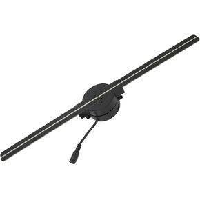 3D Hologram Fan 2 Blades 176 Degree 16.5inch 2000x224 WiFi 3D Projector With 224 LED Light Beads For Business Store Advertising