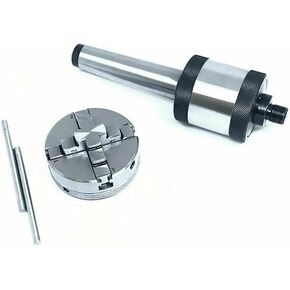 4 Jaw 65Mm Self Centering Chuck With Revolving Center Mt 3 Thread 14X1-Amz157