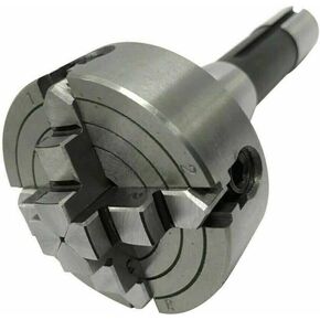 4 Jaw 70Mm Independent Chuck With R8 Shank Arbor 7/16"X20 Unf Thread 14X1-Amz216