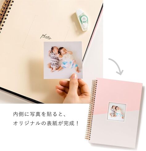 Iroha Publishing Makikaku Album Large Capacity Slim Size [Yellow] L-GAL-SL-02 in Kuwait
