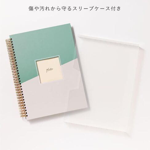 Iroha Publishing Makikaku Album Large Capacity Slim Size [Yellow] L-GAL-SL-02 in Kuwait