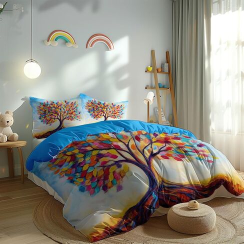 3pcs cartoon Red Panda Animal Cover Cover Cover California King Bedding Sets ، White Comforter Cover ، اثنين in Saudi Arabia
