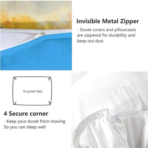 3pcs cartoon Red Panda Animal Cover Cover Cover California King Bedding Sets ، White Comforter Cover ، اثنين in Saudi Arabia