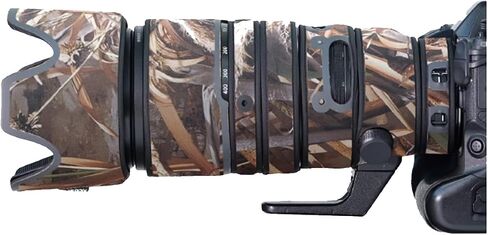 Lens Cover for Nikon Z 100-400mm F/4.5-5.6 VR S Camouflage Camera Lens Protection Sleeve (Color #Withered Grass Camouflage - Waterproof) Rain Cover in Kuwait