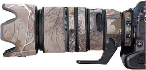 Lens Cover for Nikon Z 100-400mm F/4.5-5.6 VR S Camouflage Camera Lens Protection Sleeve (Color #Withered Grass Camouflage - Waterproof) Rain Cover in Kuwait