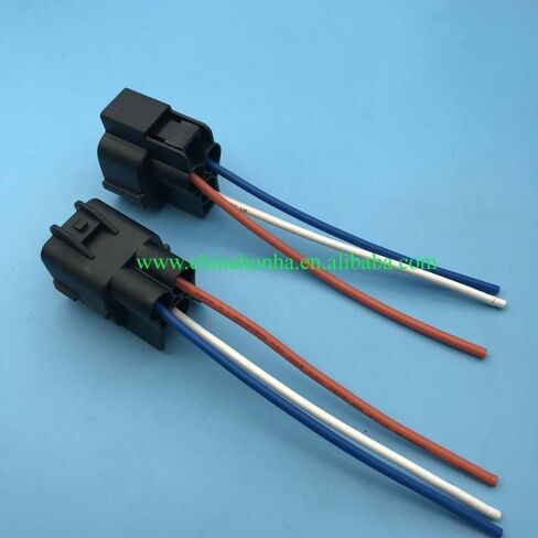 2/5/10 PCS 3 PIN MG642292-5 السيارات مقاومة للماء سلك السلك تسخير موصل الذكور مع الأسلاك - (اسم اللون: 2 PCS أنثى) in Saudi Arabia