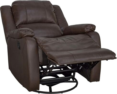 مجموعة Recpro Charles | 30 "Swivel Glider RV Recliner | RV Living Room (Slideout) Chair | RV Furniture | Glider Chair (Mahogany ، 2 pack) in Kuwait