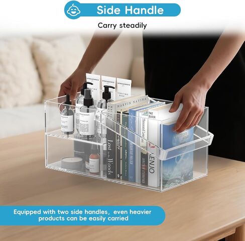 تخزين حامل حفاضات الحفاضات الصافية والقابلة للفصل ، منظم طاولة تغيير الطفل للحفاضات الصغيرة ، مناديل وملحقات الأطفال ، مثالية لتغيير الطاولة ذات السعة الفسيحة in Kuwait