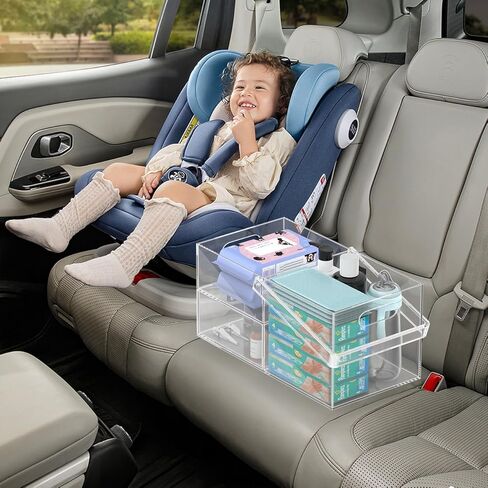 تخزين حامل حفاضات الحفاضات الصافية والقابلة للفصل ، منظم طاولة تغيير الطفل للحفاضات الصغيرة ، مناديل وملحقات الأطفال ، مثالية لتغيير الطاولة ذات السعة الفسيحة in Kuwait