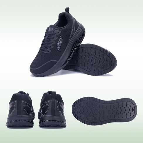 Womens Wide Toe Box Walking Shoes Arch Support Orthotic Fashion Sneakers Wide Width Tennis Shoes for Plantar Fasciitis Pain Relief Pain Relief US 6.5-11 in Saudi Arabia