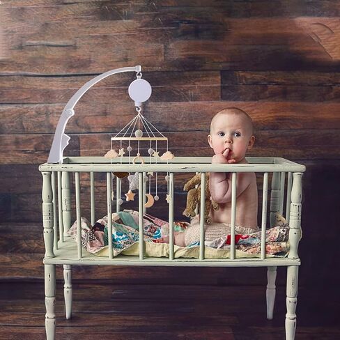 Baby Crib Mobile Arm, Mobile Arm for Crib, Baby Crib Mobile Holder Crib Mobile Hanger for Crib Baby Boy Girl Nursery Decor in Kuwait