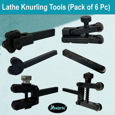 Assorts' Lathe Knurling Tools (Pack of 6 Pc) in Saudi Arabia