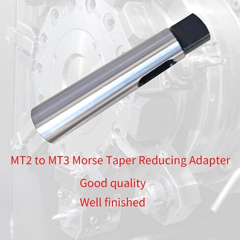 MT2 to MT3 Morse Taper Reducing Adapter, Drill Sleeve, External Morse Taper 3, Internal Morse Taper 2, 107mm Length, MT2 to MT3 Morse Taper Adapter in Saudi Arabia