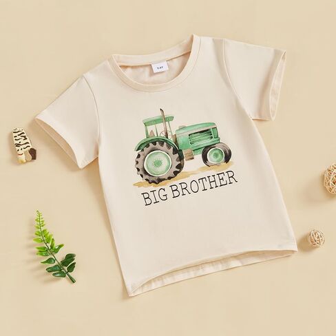 Big Brother Shirt for Toddler Baby Boy Promoted to Big Brother Announcement T-Shirt Kids Summer Short Sleeve Tee in Saudi Arabia