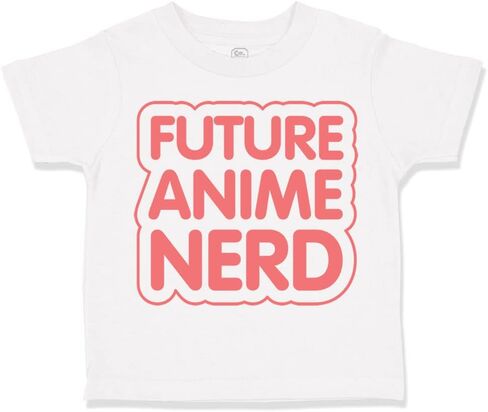 Toddler T-Shirt Future Anime Nerd Funny Humor Cotton Anime Boy & Girl Clothes in Saudi Arabia
