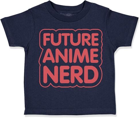 Toddler T-Shirt Future Anime Nerd Funny Humor Cotton Anime Boy & Girl Clothes in Saudi Arabia