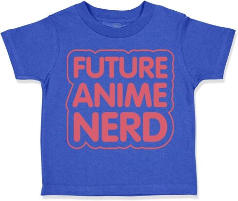 Toddler T-Shirt Future Anime Nerd Funny Humor Cotton Anime Boy & Girl Clothes in Saudi Arabia
