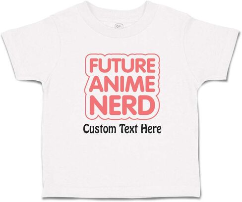 Toddler T-Shirt Future Anime Nerd Funny Humor Cotton Anime Boy & Girl Clothes in Saudi Arabia