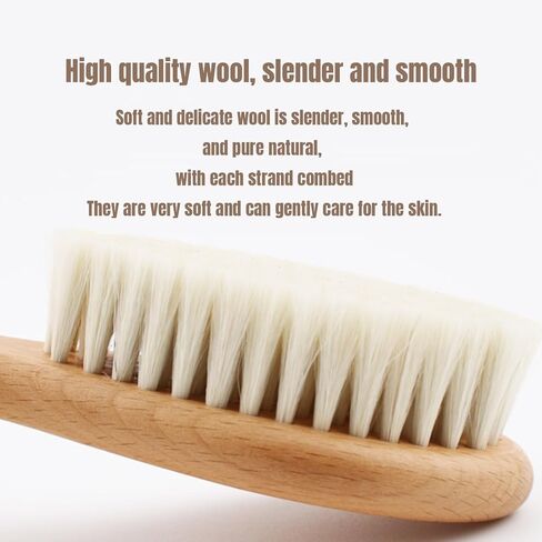 Personalized Baby Gift Newborn Hair Brush and Comb, Customized Engraved Baby Keepsake，Personalized Girls Brush and Comb Set， Wood Bristle Toddler Comb, Cradle Cap Brush(Pink) in Kuwait