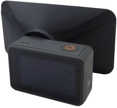3D Printed Camera Lens Hood for OSMO Action 3 Anti-Glare Hood Lens Protective Cover for DJI Action 3 Sports Camera Accessory (Big Size) in Saudi Arabia