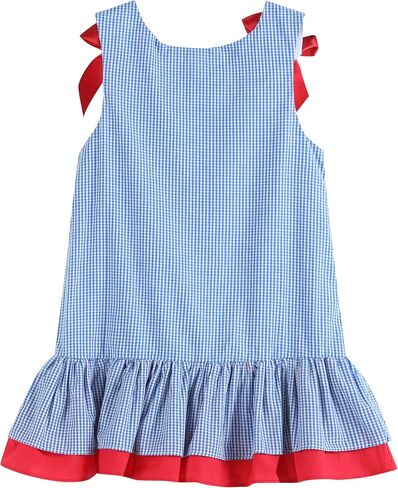 Baby and Girls USA Happy 4th of July Smocked Bishop Dress in Saudi Arabia