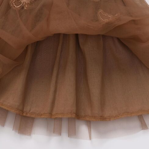 Obeeii Toddler Girls Summer Tulle Tutu Dress Bee/Strawberry/Butterfly Birthday Party Smocked Tier Tier Tier in Saudi Arabia