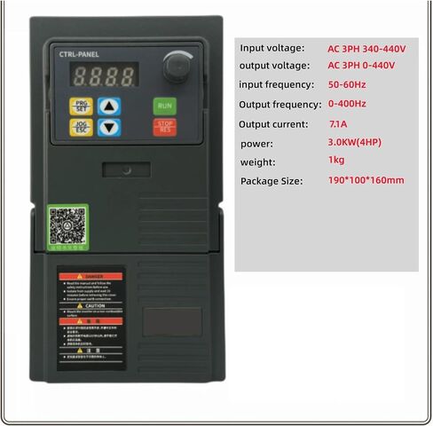 Air Cooled Spindle Motor 0.8KW 1.5KW 2.2KW 4KW Variable Frequency Drive Inverter 220V for CNC Engraving Milling Grind 1Pcs(220V-1.5KW) in Saudi Arabia