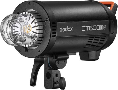 Godox QT1200IIIM Studio Strobe Flash Light 1200W GN105 1/8000S High SPED SYNC LIGHTINGERING BUTION SYSTER WIRLING WIRLING 40W LED POLB LCD لوحة LCD مع M/Multi/HSS Flash Mode in Saudi Arabia