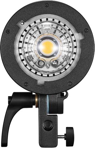 Godox QT1200IIIM Studio Strobe Flash Light 1200W GN105 1/8000S High SPED SYNC LIGHTINGERING BUTION SYSTER WIRLING WIRLING 40W LED POLB LCD لوحة LCD مع M/Multi/HSS Flash Mode in Saudi Arabia