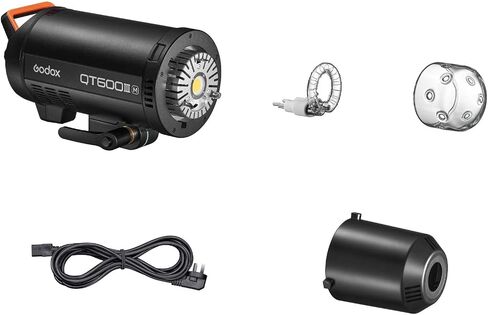 Godox QT1200IIIM Studio Strobe Flash Light 1200W GN105 1/8000S High SPED SYNC LIGHTINGERING BUTION SYSTER WIRLING WIRLING 40W LED POLB LCD لوحة LCD مع M/Multi/HSS Flash Mode in Saudi Arabia