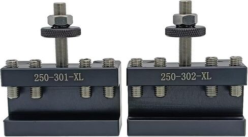 8pcs cxa wedge type Quick Change Tool Post مع حاملي الأدوات لمخرطة الأرجوحة DIA 13-18 "، 250-333. in Kuwait