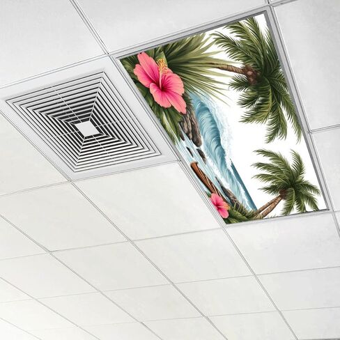 6 PCS Covers Flororescent Light لأضواء السقف الباستيل الربيعة الأطفال المقطوعة Sun Baby Baby Magnets Filters for Office Home Classroom يجب أن يكون 4 '× 2' ' in Kuwait