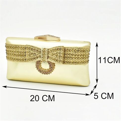 Womens Designers Nigerian Shoes and Matching Bags Set Luxury Rhinestone Italian Shoe and Bag Set for Party and Wedding in Kuwait