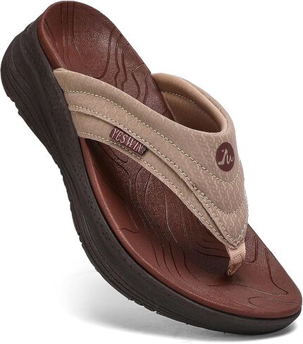 Women's Orthotic Platform Flip Flop with Arch Support Ladies Comfortable Recovery Walking Thong Sandals Slip On Indoor Outdoor for Summer Beach in Saudi Arabia