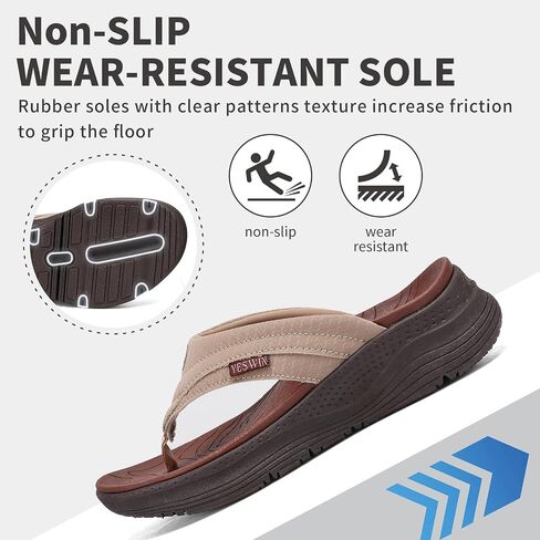Women's Orthotic Platform Flip Flop with Arch Support Ladies Comfortable Recovery Walking Thong Sandals Slip On Indoor Outdoor for Summer Beach in Saudi Arabia