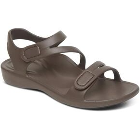 Aetrex Jillian Water-Friendly Sport Sandals for Women - Adjustable Strap Comfort Womens Sport Sandals for Beach Summer