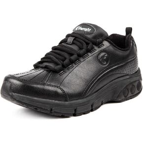 Therafit Shoe Women's Kathy Slip Resistant Leather Athletic Shoe