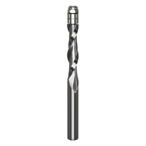 Flush Trim Router Bit 1/4 Shank, 1/4" Cutting Diameter, 1-1/8" Cutting Length, Spiral Upcut Solid Carbide Bit for Wood Trimming