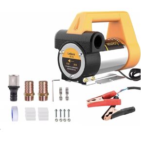 780W مضخة الزيت الكهربائي DC 12V/24V ديزل نقل الكيروسين مضخة ذاتية توبيخ وقود كيروسين مضخة الديزل 80L/دقيقة ديزل للمبتدئين DIY (12 فولت)